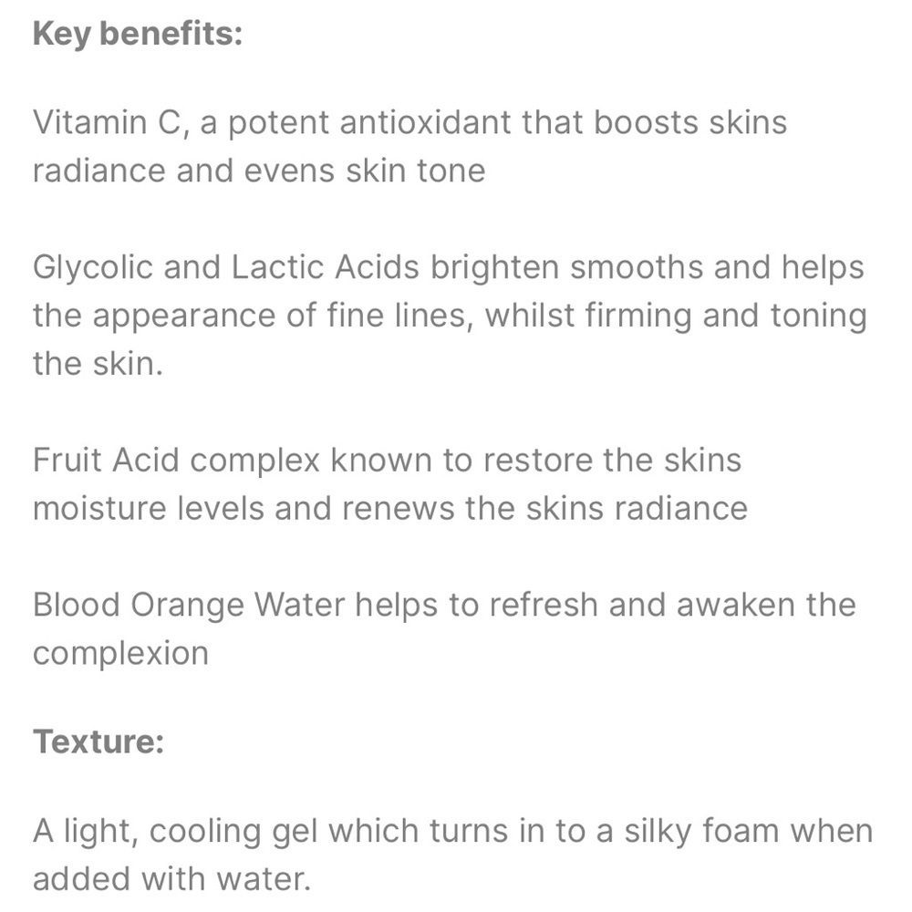 Rodial Vit C Brightening Cleanser | NEW | Travel Size 20mL - Picture 3 of 11